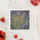 Goldene Dragonfly Serviette (Beispiel)