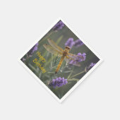 Goldene Dragonfly Serviette (Ecke)