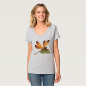 Goldene Dragonfly T-Shirt (Vorderseite Vollansicht)