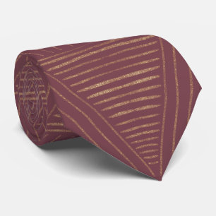 Goldene Dreiecke - Merlot Krawatte