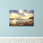 Goldene Drift am Rand des Meeres Leinwanddruck (Insitu (Holzboden))