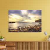 Goldene Drift am Rand des Meeres Leinwanddruck (Insitu (Wohnzimmer))