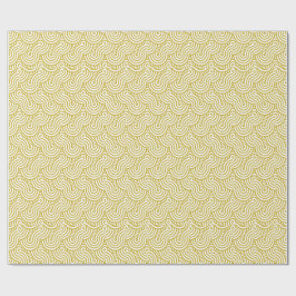 Goldene Drift Geschenkpapier