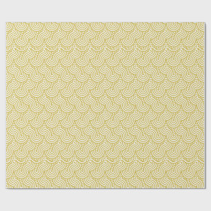 Goldene Drift Geschenkpapier