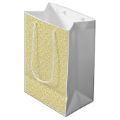 Goldene Drift Mittlere Geschenktüte (Vorderseite Schrägansicht)