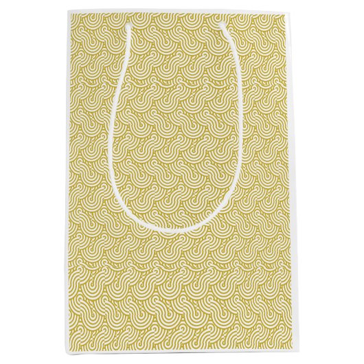 Goldene Drift Mittlere Geschenktüte (Vorderseite)
