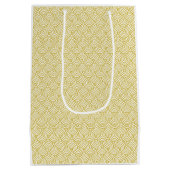 Goldene Drift Mittlere Geschenktüte (Rückseite)