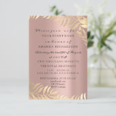 Goldene Dschungelbrücke "Carasc" im Tessin Einladung (Stehend Vorderseite)