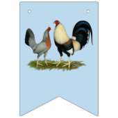 Goldene Duckwing Hühner Wimpelkette (Zweite Fahne)