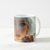 Goldene Durchbruch-Kette des Lichts-Mug Kaffeetasse (VorderseiteRechts)