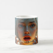 Goldene Durchbruch-Kette des Lichts-Mug Kaffeetasse (Mittel)