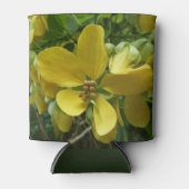 Goldene Dusche Tropengelbe Blüte Dosenkühler (Vorderseite)