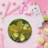 Goldene Dusche Tropengelbe Blüte Pappteller (Party)