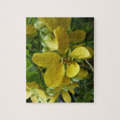 Goldene Dusche Tropengelbe Blüte Puzzle (Vertikal)