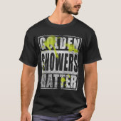 Goldene Duschen-Angelegenheit T-Shirt (Vorderseite)