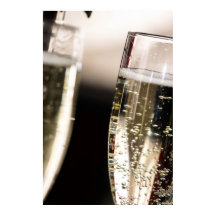 Goldene Efferveszenz: Makro Champagnerblasen Kunst