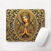 Goldene Ehrfurcht Jungfrau Maria Mousepad (Mit Mouse)