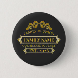 Goldene Eichenlaub Familienzusammenkunft Benutzerd Button