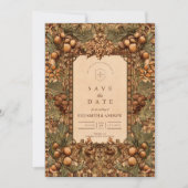 Goldene Eichenwald-Hochzeit Save The Date (Vorderseite)
