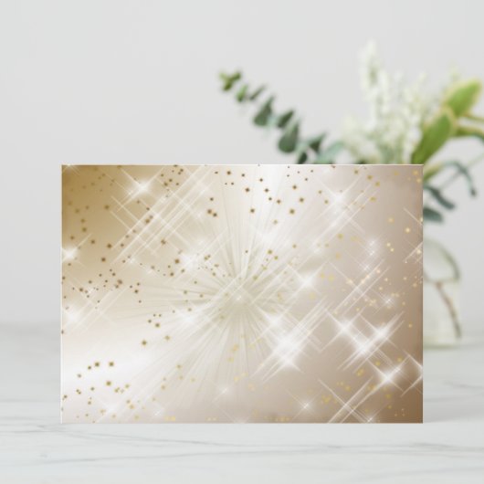 Goldene Einladung (Stehend Vorderseite)