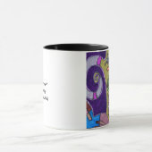 "Goldene Elefant"-Original abstrakt Tasse (Zentrum)