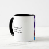 "Goldene Elefant"-Original abstrakt Tasse (Vorderseite Links)