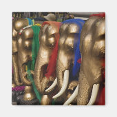 Goldene Elefanten Magnet (Vorne)