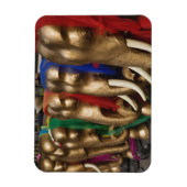 Goldene Elefanten Magnet (Vertikal)