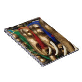 Goldene Elefanten Notizblock (Rechte Seite)