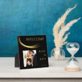 Goldene Elegance-Hochzeit Fotoplatte (InSitu)