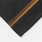 Goldene, elegante, 100 Jahre alte, goldene Kunst Fleecedecke (Ecke)