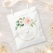 Goldene Elegante Fall-Blume Hochzeit Geschenktütchen (Ausgeschnitten)