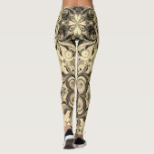 Goldene Elegante Leggings (Rückseite)