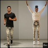 Goldene Elegante Leggings