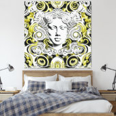 Goldene Eleganz: Ayana Leinwanddruck (Insitu (Schlafzimmer))