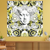 Goldene Eleganz: Ayana Leinwanddruck (Insitu (Wohnzimmer))