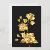 Goldene Eleganz: Die Erfolgsjahre feiern Einladung (Rückseite)