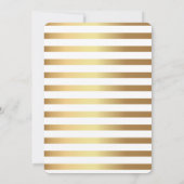 Goldene Eleganz, Einladung von 16 . Geburtstag (Rückseite)