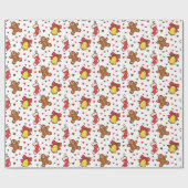 Goldene Eleganz Geschenkpapier (Flach)