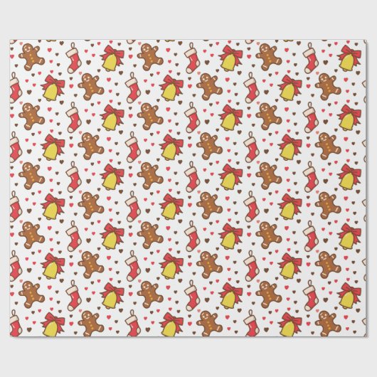 Goldene Eleganz Geschenkpapier (Flach)