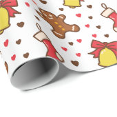 Goldene Eleganz Geschenkpapier (Rolleneckpunkt)