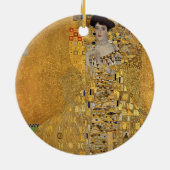 Goldene Eleganz: Gustav Klimts Meisterwerk Keramik Ornament (Hinten)