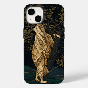 Goldene Eleganz: Japanische Frau in Gold Robe Case-Mate iPhone 14 Hülle
