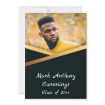 Goldene Eleganz Klasse Foto Abschluss 2