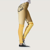 Goldene Eleganz Leggings (Rechts)