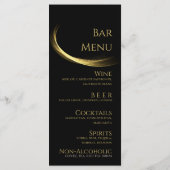 Goldene Eleganz - Menü - Menü Menükarte (Rückseite)
