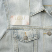 Goldene Eleganz Namensschild (Beispiel)