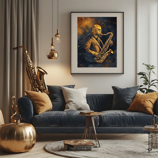 Goldene Eleganz Poster