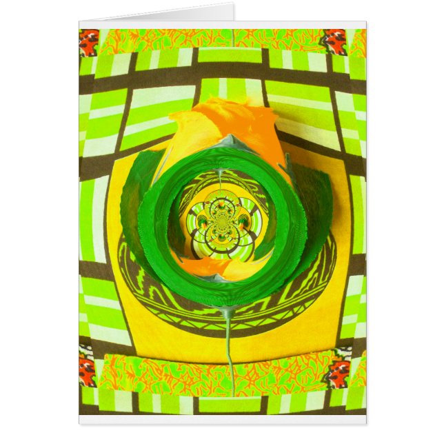 Goldene Eleganz: Schöne Afrikanische Gelbe Rose (Vorne)