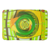 Goldene Eleganz: Schöne Afrikanische Gelbe Rose Badematte (Vorderseite)